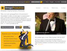 Tablet Screenshot of amigoprodukties.nl